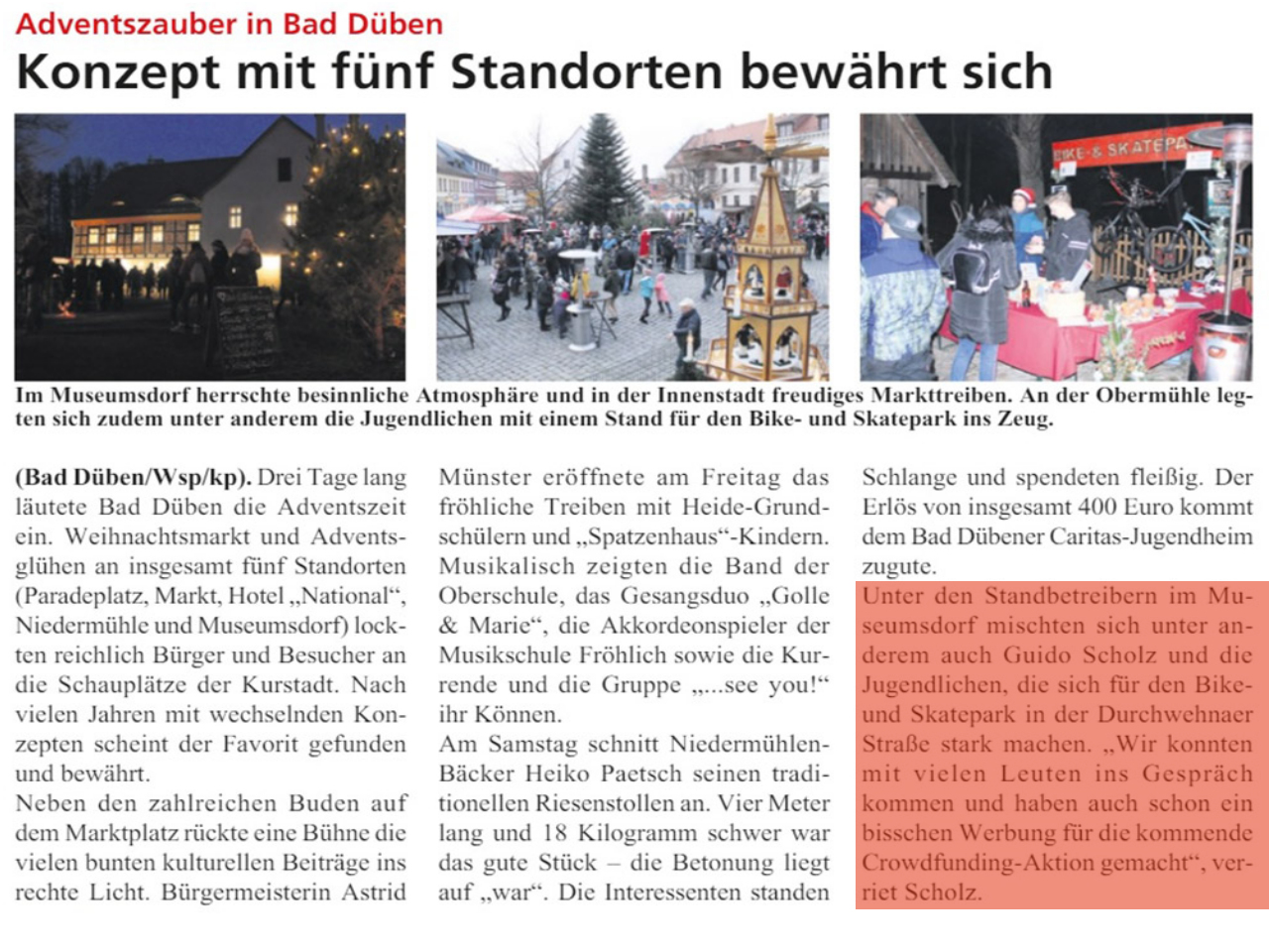 Dübener Wochenspiegel vom 05.12.2019